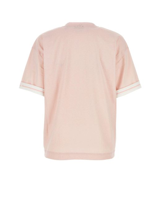 Burberry Pink Cotton Oversize T-shirt