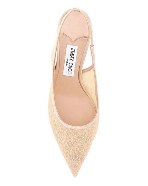 Jimmy Choo Pink Solid Pointed Toe Heels
