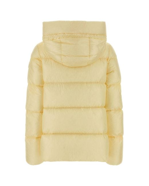 Moncler Yellow Pastel Nylon Serittes Down Jacket