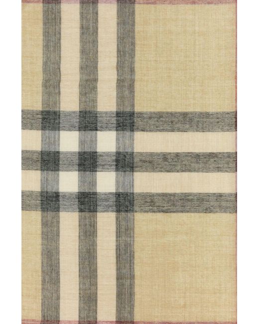 Burberry Natural Scarves And Foulards