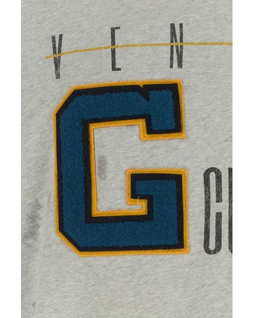 Golden Goose Deluxe Brand Gray Deluxe Brand Cotton Sweatshirt for men