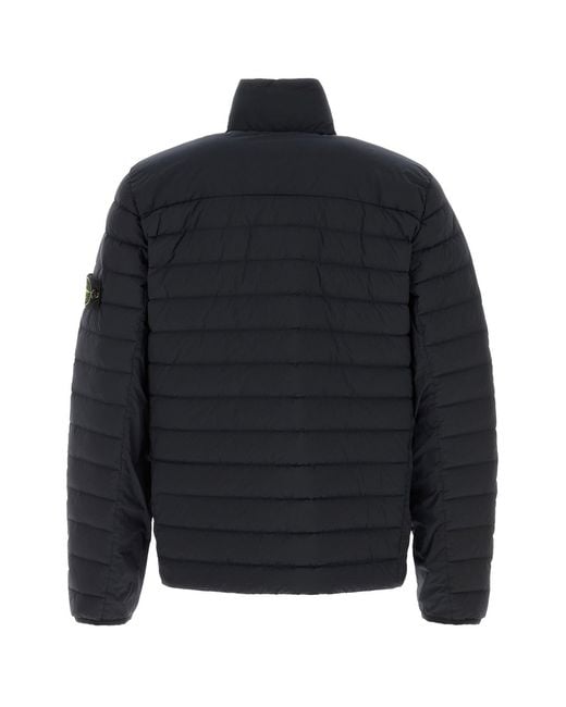 Stone Island Midnight Blue Stretch Nylon Jacket for men