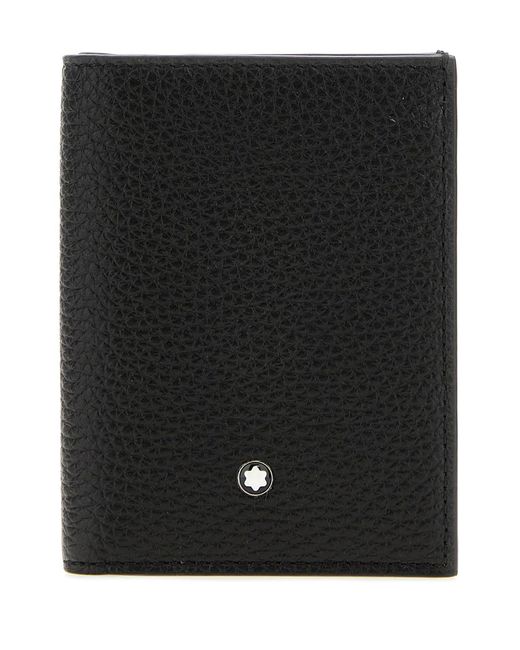 Montblanc Black Leather Wallet for men