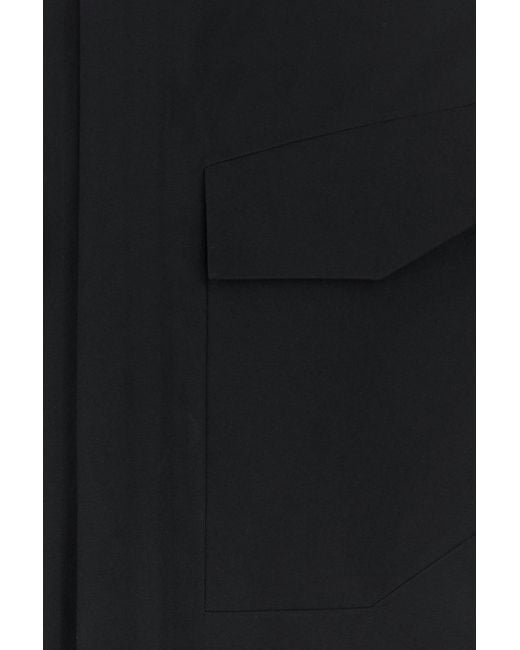 Veilance Black Nylon Field Windbreaker for men