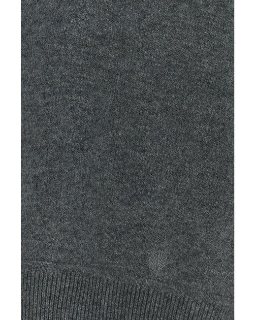 Loulou de Saison Gray Charcoal Cashmere Oversize Sarla Sweater
