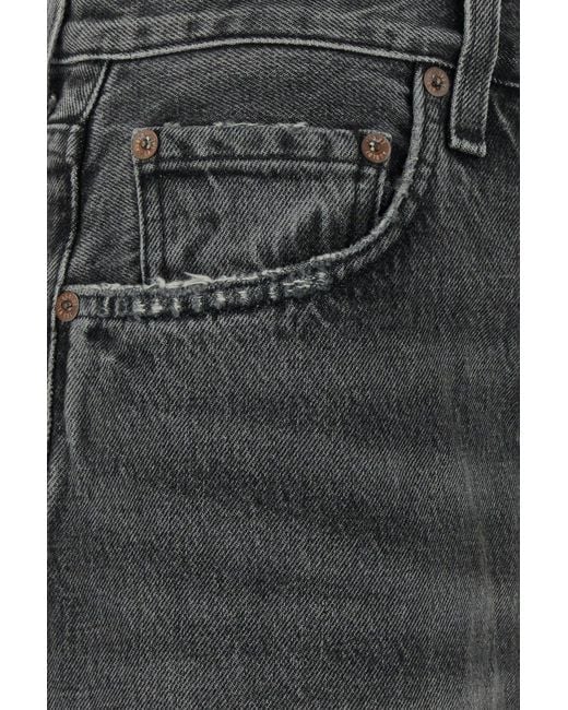 Agolde Black Dark Grey Denim Jeans
