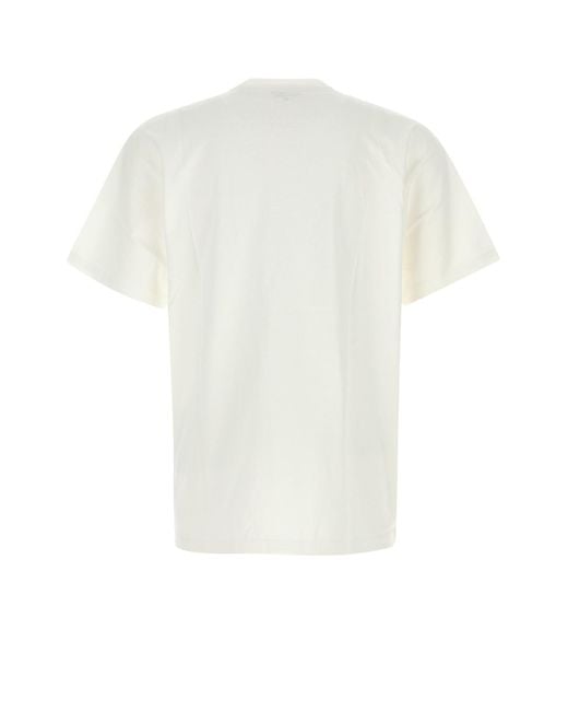 Carhartt White Cotton S/s Wiptopia Script T-shirt for men