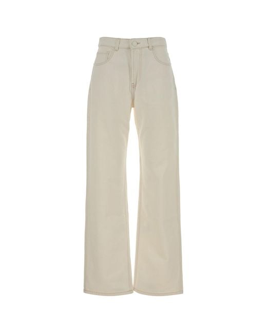 AMI White Denim Jeans