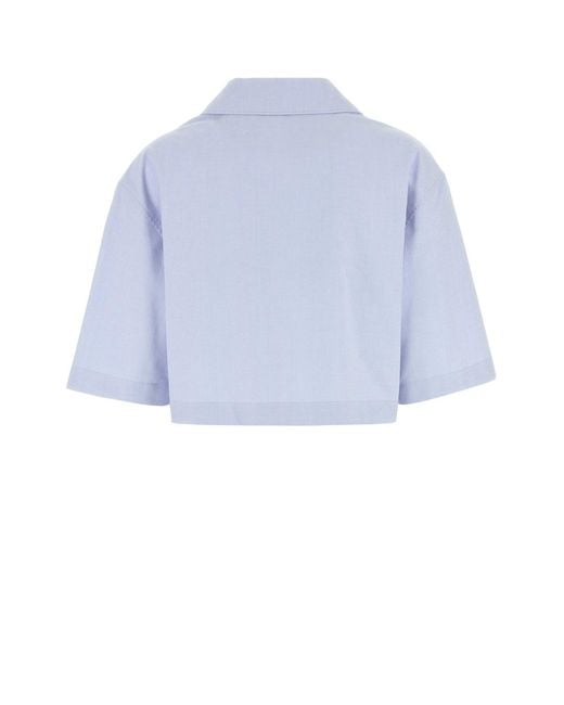 Camicia Corta di Givenchy in Blue