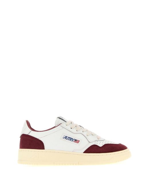 Autry White Leather Medalist Sneakers