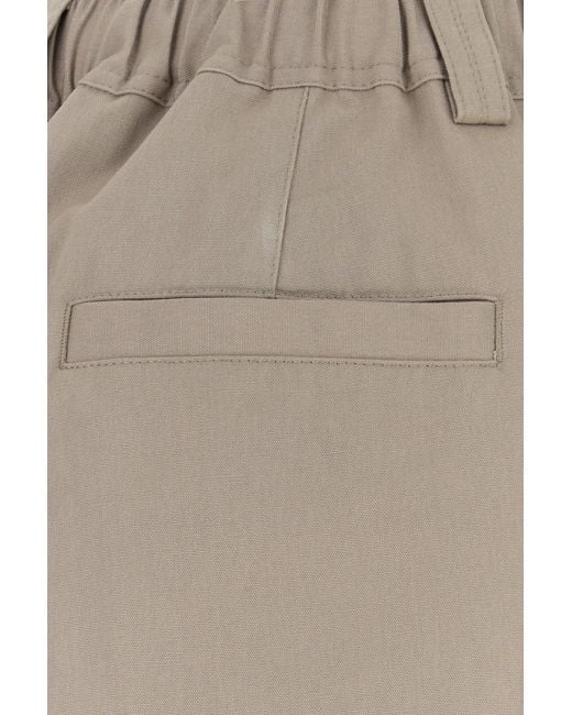 Marni White Cappuccino Canvas Pant for men