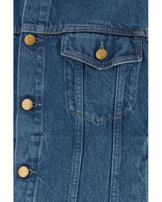 Jil Sander Blue Regular Denim Jacket for men