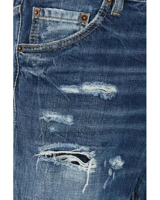 DSquared² Blue Dsquared Denim Teddy Jeans for men