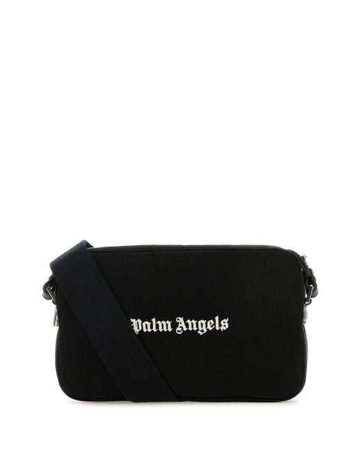 Palm Angels Black Shoulder Bags for men