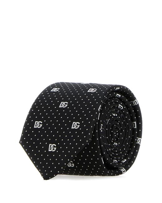 Dolce & Gabbana Black Cravatta for men