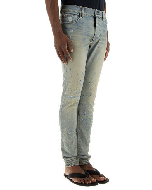 Amiri Blue 'Shotgun Skinny' Jeans for men