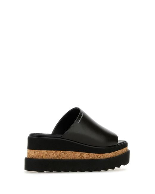 Stella McCartney Black Alter Mat Sneak-Eye Mules