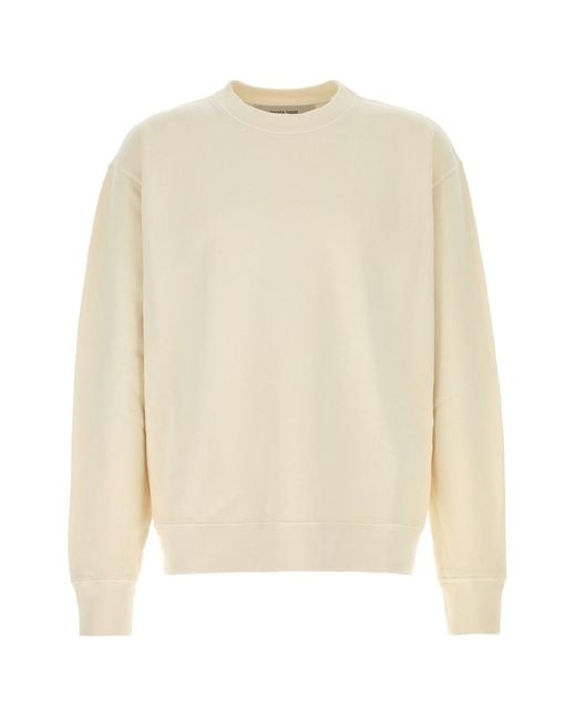 Golden Goose Deluxe Brand Natural Boxi Sweatshirt Cotton Fl for men