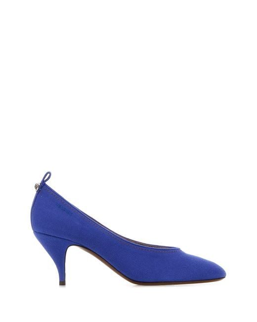 Versace Blue Denim Pumps