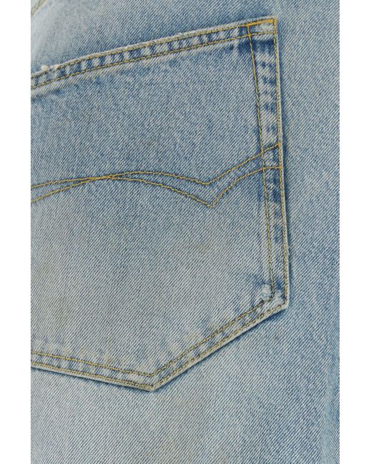 Jeans Fifty-Fifty in denim bicolor di Balenciaga in Blue