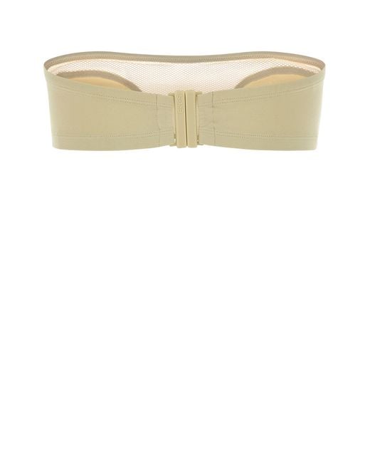 Eres Natural Ivory Stretch Nylon Premiere Bikini Top