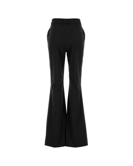 PT Torino Black Stretch Polyester Blend Pant