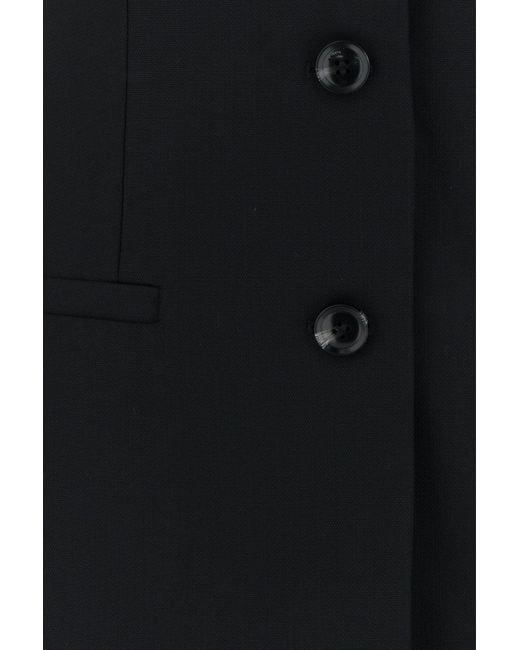 Anine Bing Black Twill Huds Blazer