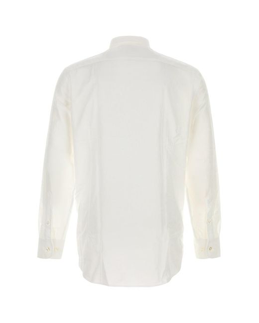 Etro White Jacquard Shirt for men