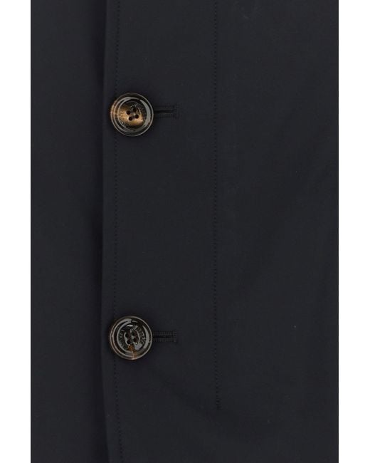 Moorer Black Midnight Blue Stretch Nylon Ranieri Jacket for men