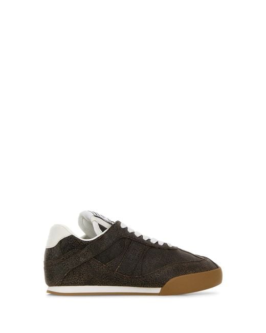 Chloé Black Brown Leather Chloè Kick Sneakers
