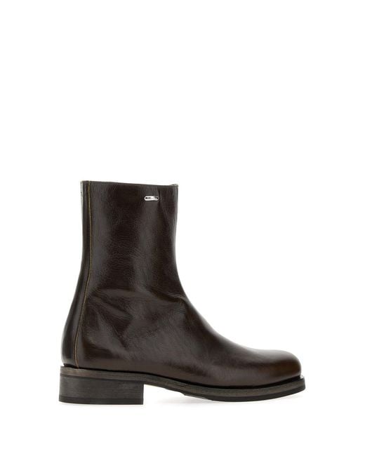 Our Legacy Brown Leather Boots for men