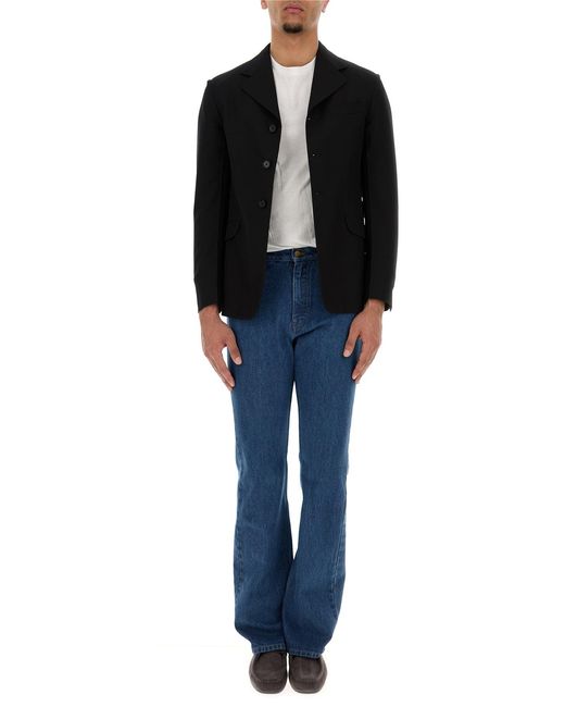 Jil Sander Black Wool Blazer for men