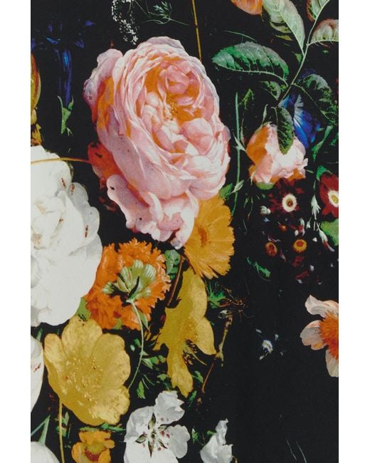 Dries Van Noten Black Satin Skirt