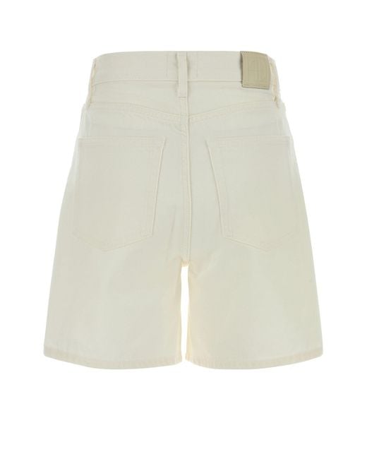 Anine Bing White Shorts