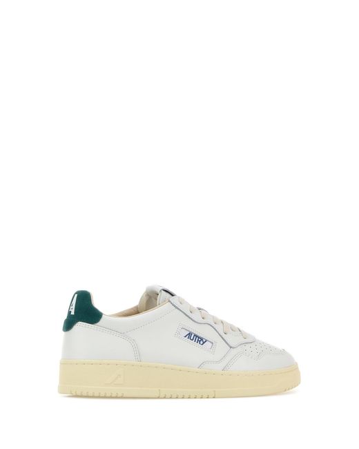 Autry White Leather Medalist Sneakers for men
