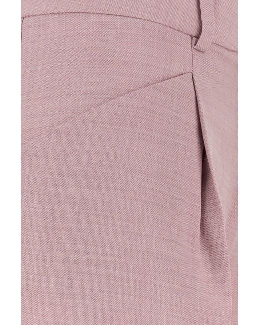 パンツ THE ANDAMANE Pink stretch polyester blend palazzo pant ANDAMANE Pink Stretch Polyester Blend Palazzo Pant | Lyst