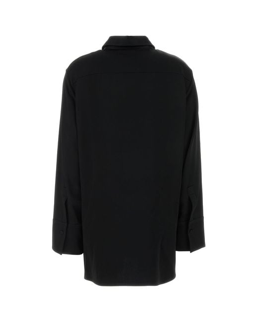 Jil Sander Black Regular Solid Shirt
