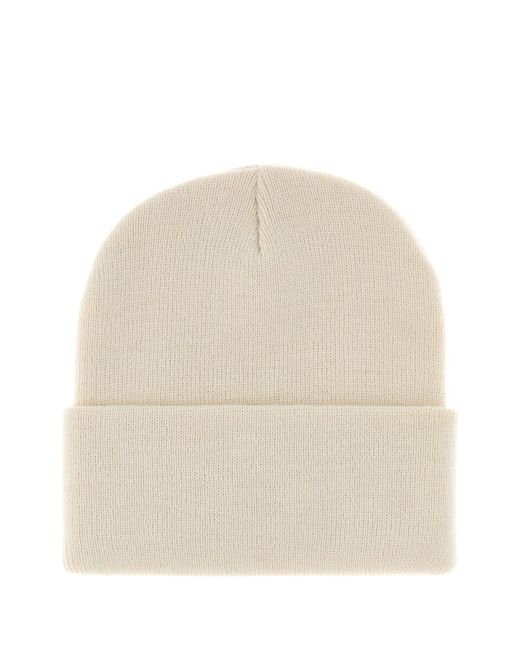 W' Ashley Beanie in acrilico avorio di Carhartt in Natural da Uomo