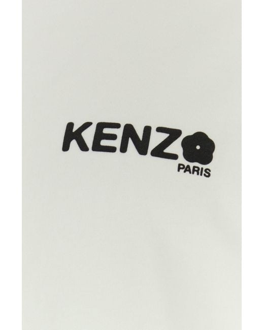 KENZO White Cotton T-shirt for men