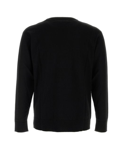 Moschino Black Wool Sweater for men