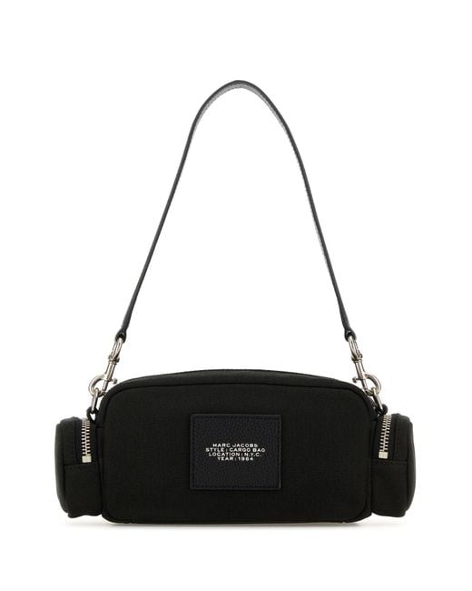 Marc Jacobs Black Canvas Shoulder Bag
