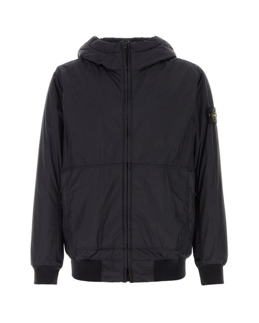 Stone Island Blue Jackets for men