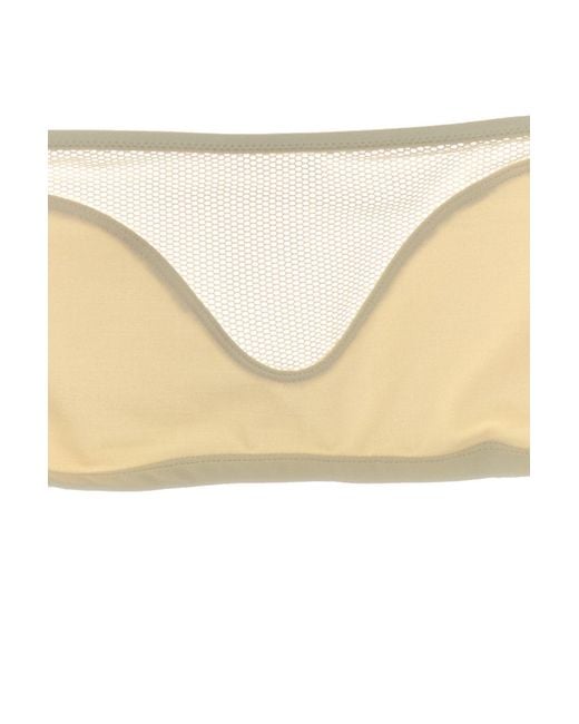 Eres Natural Ivory Stretch Nylon Premiere Bikini Top
