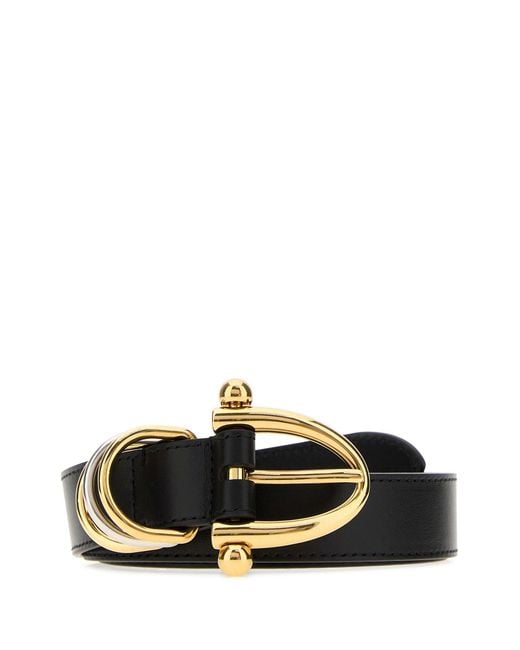 Chloé Black Leather Chloé Bracelet Belt