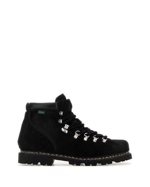Junya Watanabe Black Solid Lace Up Boots for men