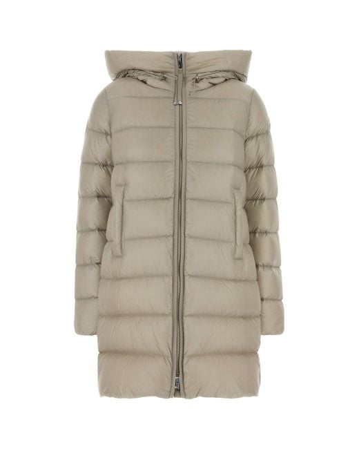 Moncler Natural Sand Nylon Suyenne Down Jacket