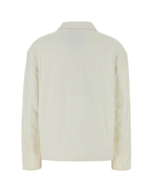 Herno White Nylon Jacket