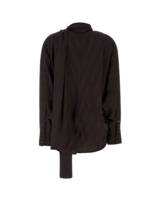 Sportmax Black Dark Viscose Corsaro Shirt
