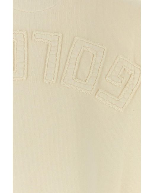 Golden Goose Deluxe Brand Natural Boxi Sweatshirt Cotton Fl for men