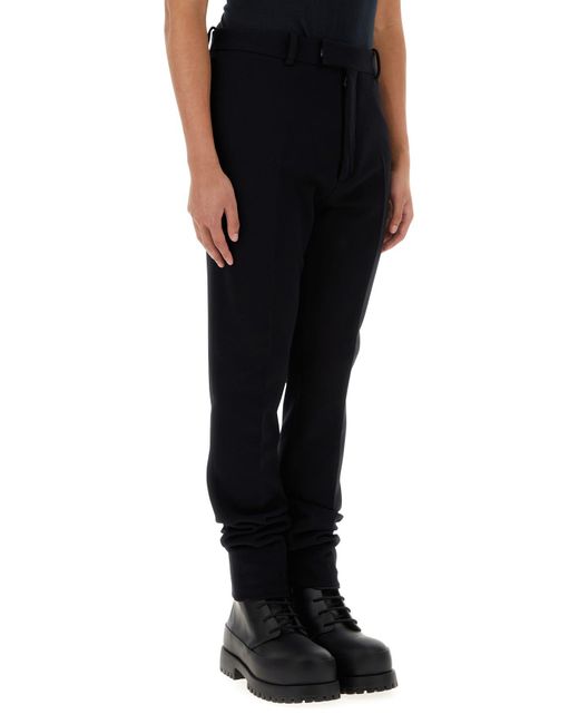 Ferragamo Black Trousers With Tapered Legs for men